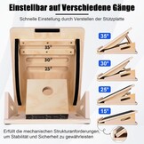 Balanstrainer Hellingsbord (33% Korting!) - Hout Zwart