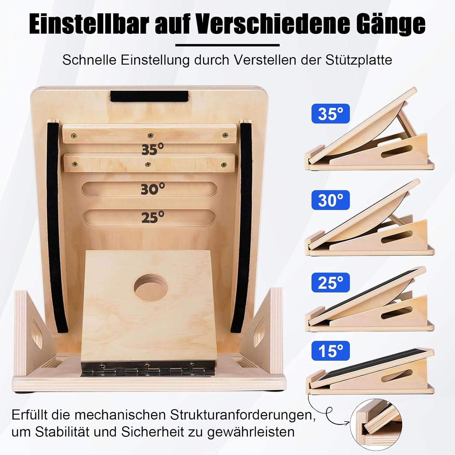 Balanstrainer Hellingsbord (33% Korting!) - Hout Zwart