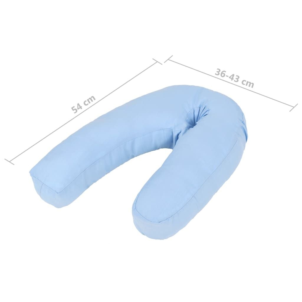 J-vormig Zwangerschapskussen Blauw - 39% Korting