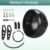 Motor Koplamp Beugel Zwart 5.75" (35% Korting!)
