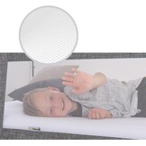 Hauck Sleep N Safe Plus XL bedhek voor peuter, 150 x 50, inklapbaar bedhek voor op reis - grijs
