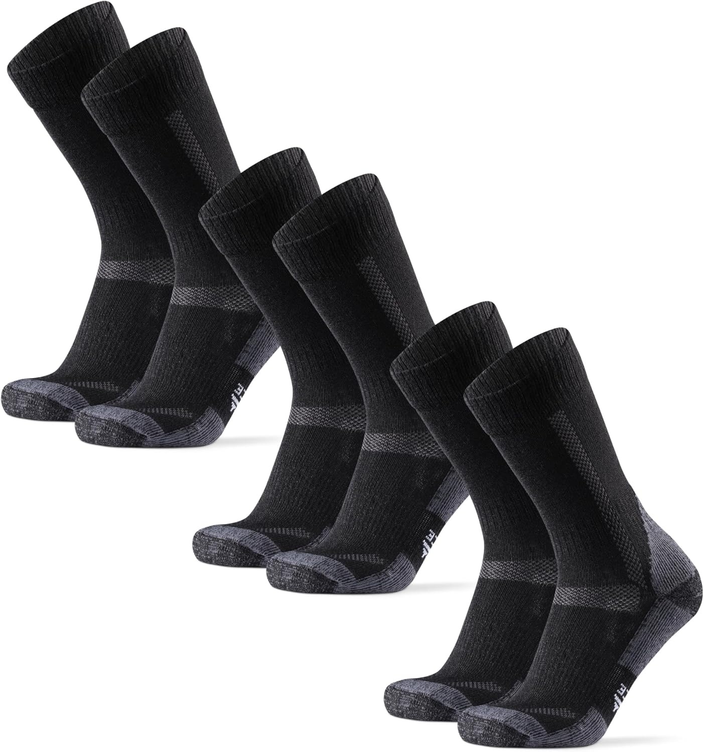 DANISH ENDURANCE Merino Wandel Sokken Heren & Dames - Ademend, Anti-Blaren - 3 of 5-Pack