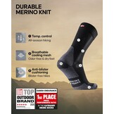 45% Korting: Merino Wollen Wandelsokken - Unisex | Ademend & Warm