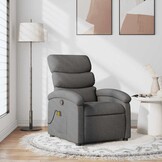 vidaXL Massagestoel Donkergrijs - 49% Korting!