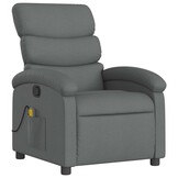 vidaXL Massagestoel Donkergrijs - 49% Korting!