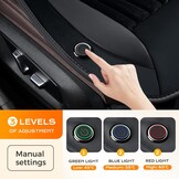 Voorstoelhoes Auto Winter Pluche Leer - Universele Pasvorm Autostoelbeschermer - Zacht & Warm Zittingkussen
