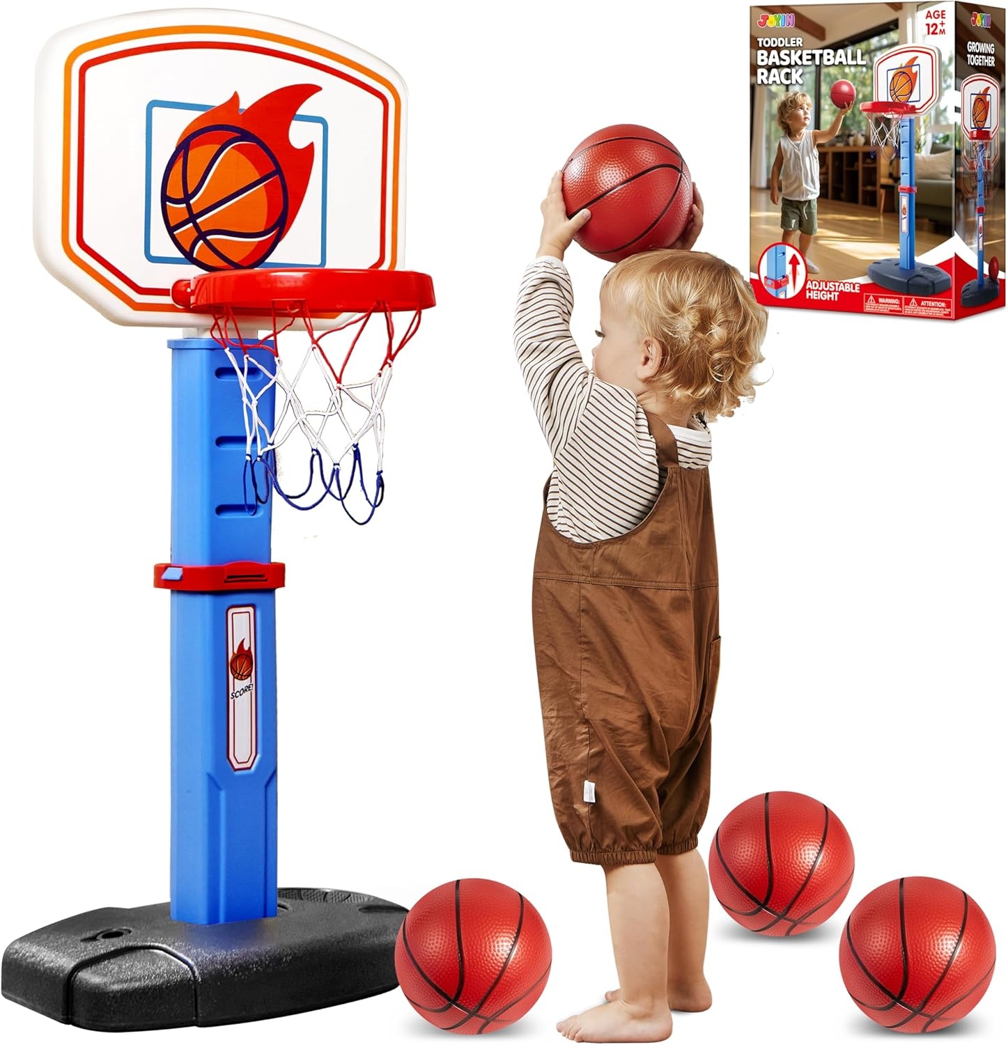 Kinder Basketbalstandaard - 41% Korting - Verstelbaar 78-108 cm