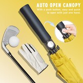 XL Golfparaplu: Winddicht, Waterdicht & Automatisch Openen (43% Korting!)
