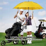 XL Golfparaplu: Winddicht, Waterdicht & Automatisch Openen (43% Korting!)