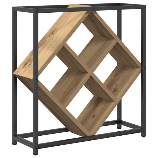 VidaXL Wijnrek Eikenhout (51x18x52.5cm) - 69% Korting!