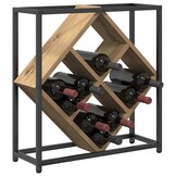 VidaXL Wijnrek Eikenhout (51x18x52.5cm) - 69% Korting!
