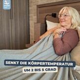 Koeldeken 150 x 200 cm, zelfkoelend zomerdeken, vermindert temperatuur met 2-5 graden