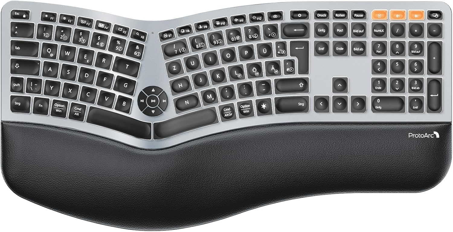 Ergonomisch Split Toetsenbord - 36% Korting - Draadloos & QWERTZ