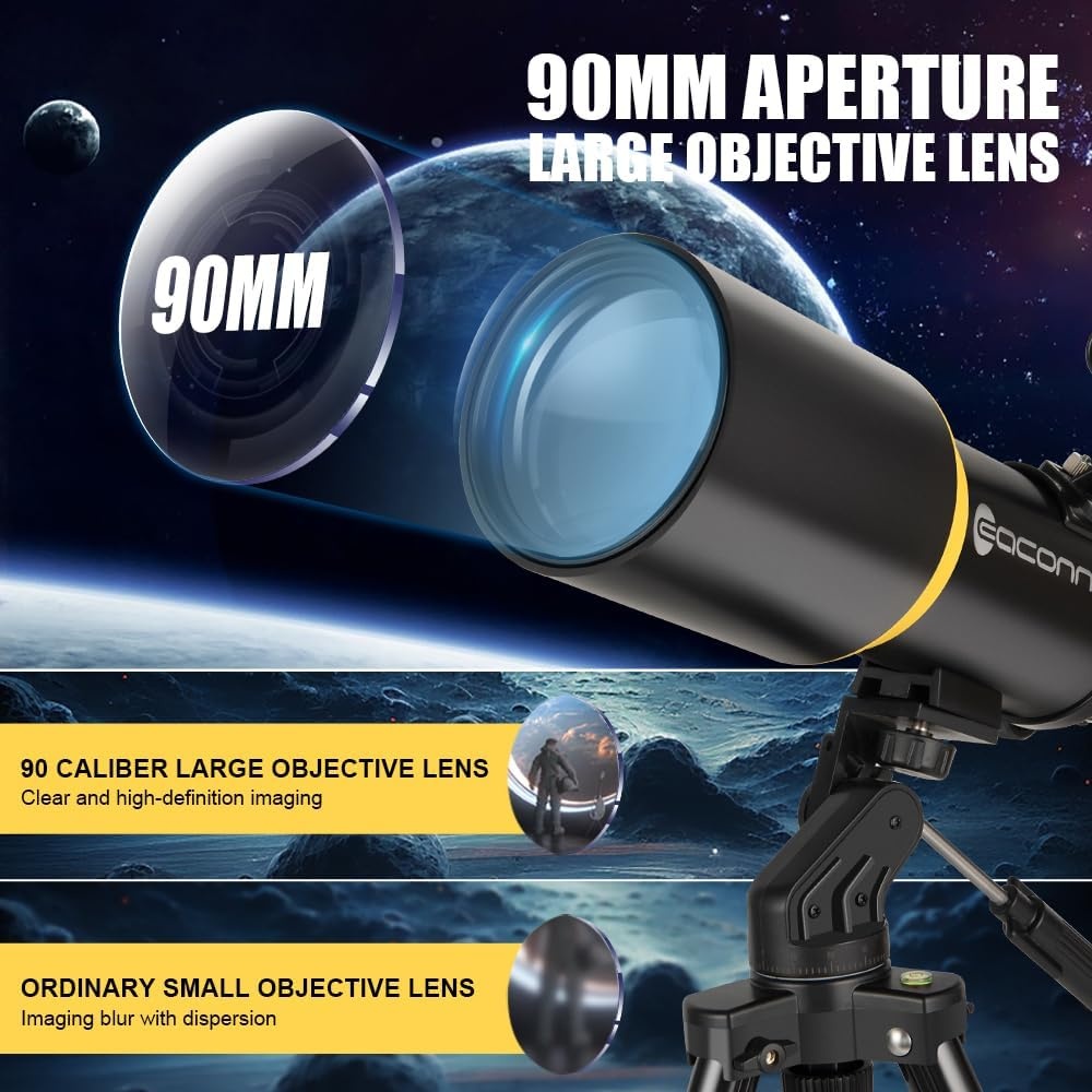 Refractor Telescoop 90mm - 36% Korting!