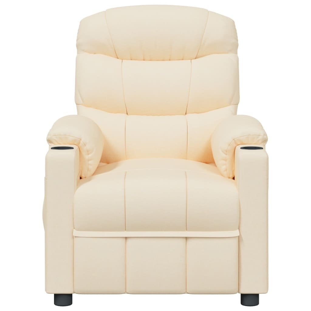vidaXL Fauteuil Crèmekleurig Stof - Verstelbaar (47% Korting!)