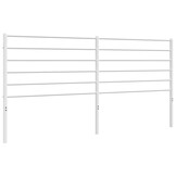 VidaXL Hoofdbord Metaal Wit 180 cm - 63% Korting!