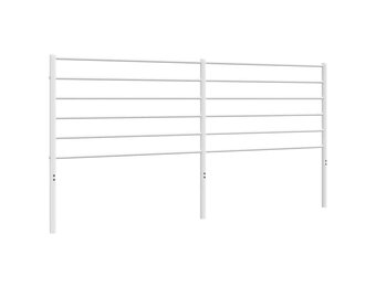 VidaXL Hoofdbord Metaal Wit 180 cm - 63% Korting!
