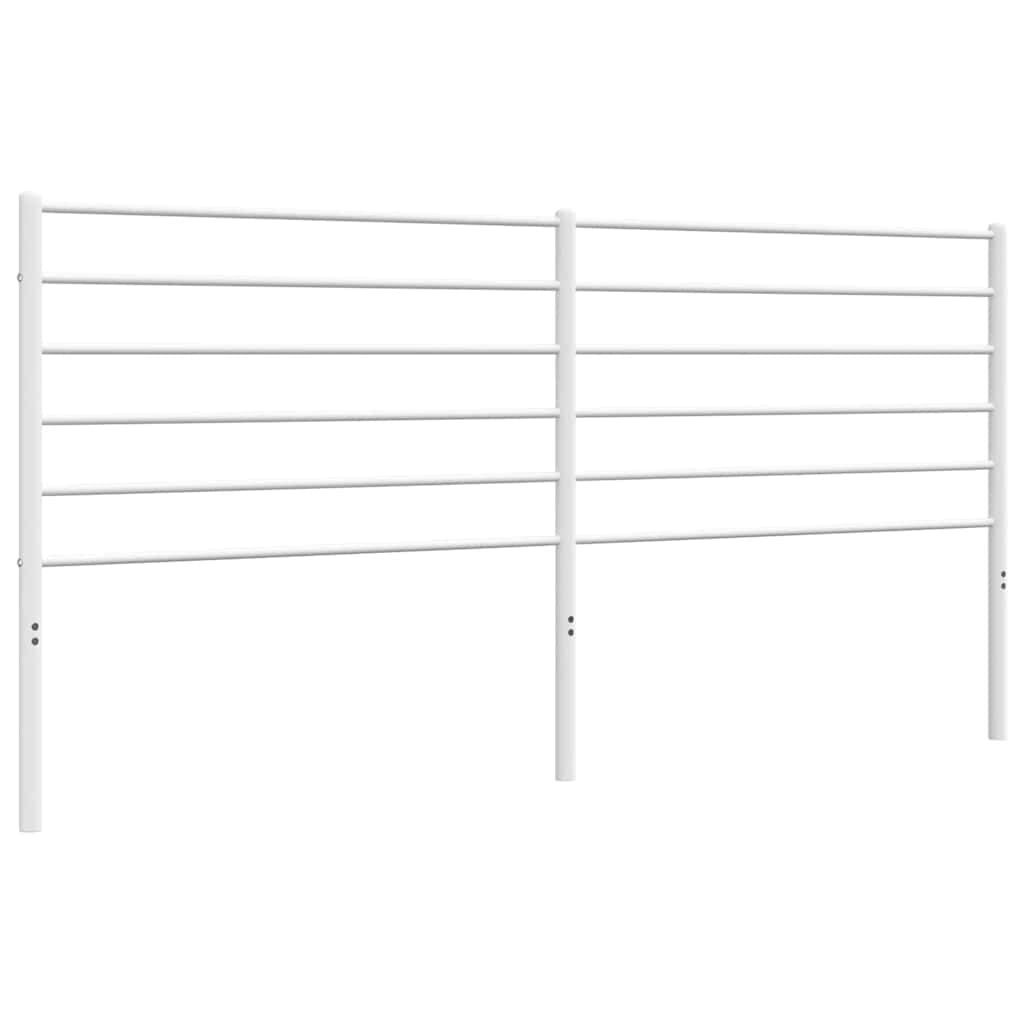 VidaXL Hoofdbord Metaal Wit 180 cm - 63% Korting!
