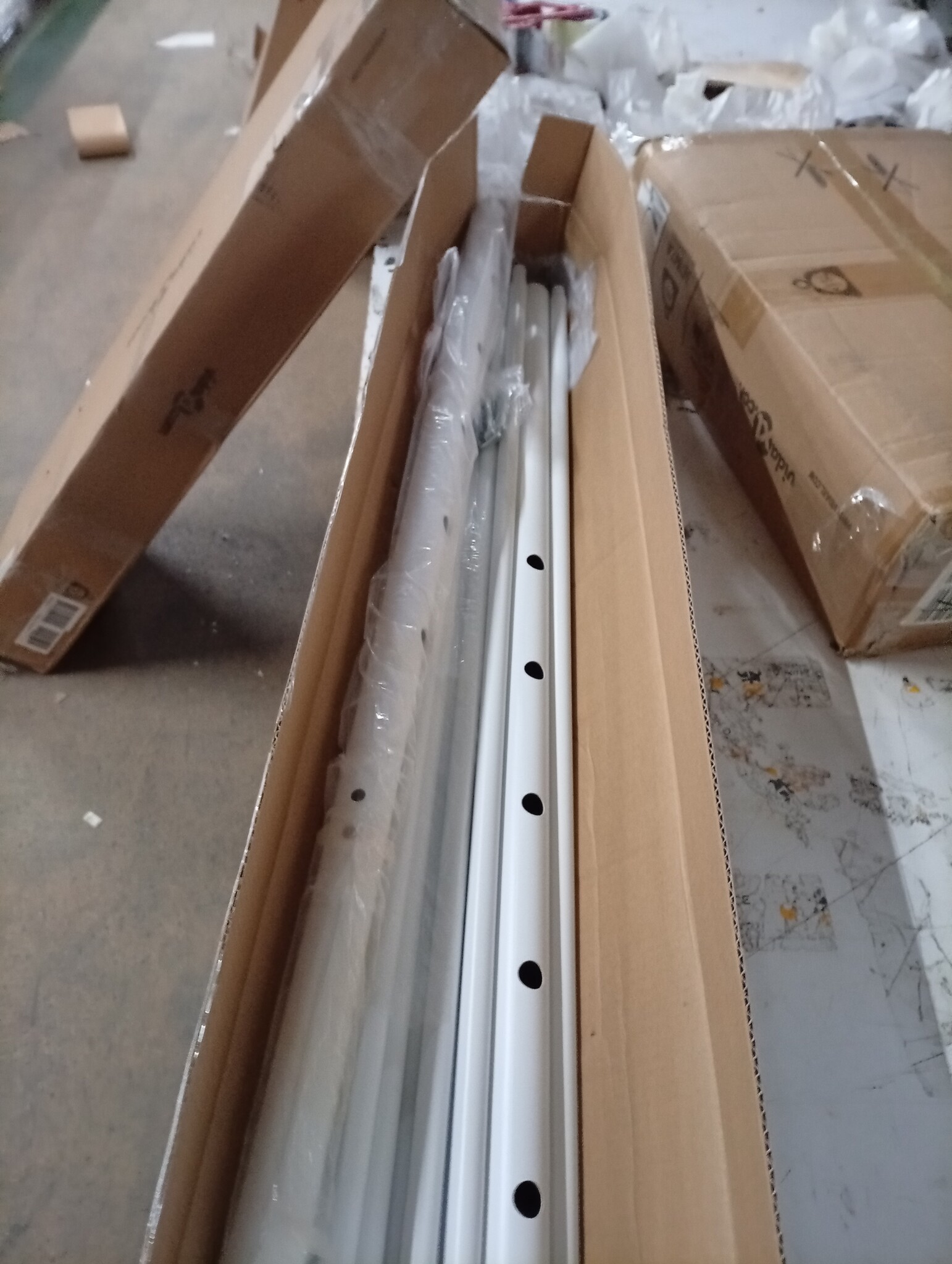 VidaXL Hoofdbord Metaal Wit 180 cm - 63% Korting!