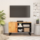 vidaXL TV-meubel Acaciahout - 80x33x46 cm - 59% Korting!