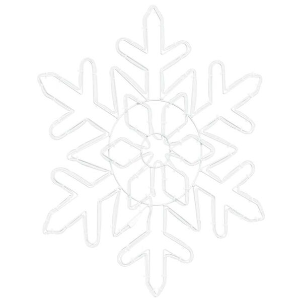 vidaXL Kerstsneeuwvlok met 156 LED's Blauw | 40% Korting