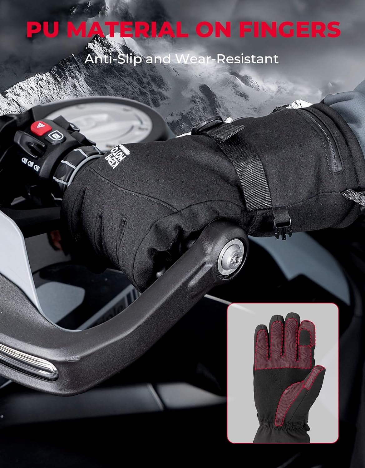 Verwarmbare Handschoenen Heren (53% korting) met 2500mAh Accu & Temperatuurregeling