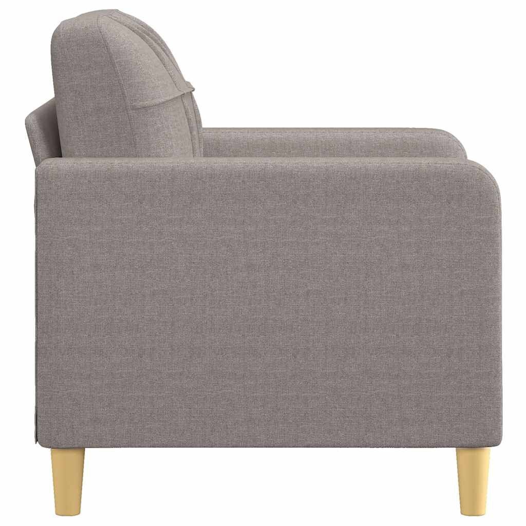 vidaXL Fauteuil 60cm Stof Taupe - Nu 57% Korting!