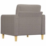 vidaXL Fauteuil 60cm Stof Taupe - Nu 57% Korting!