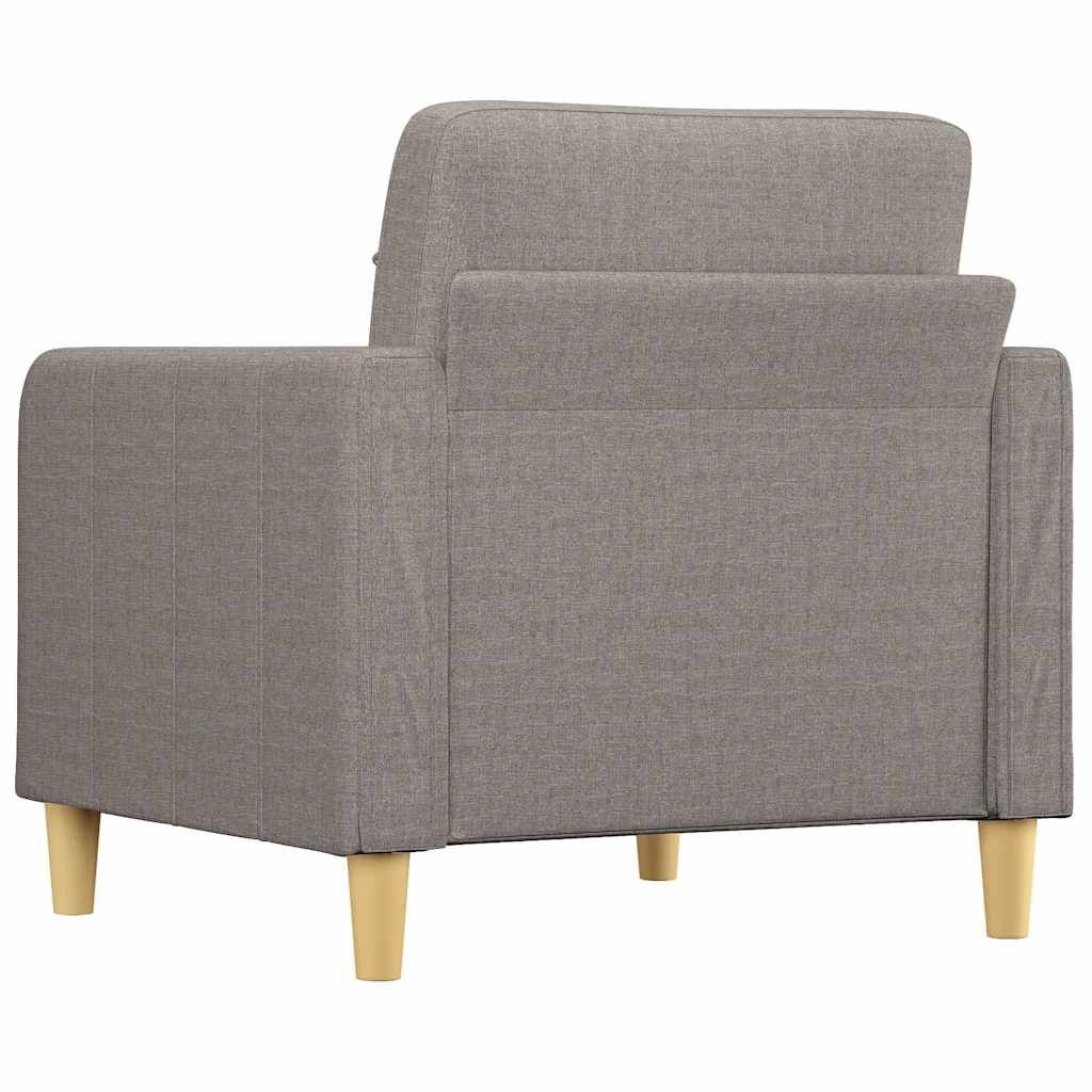 vidaXL Fauteuil 60cm Stof Taupe - Nu 57% Korting!