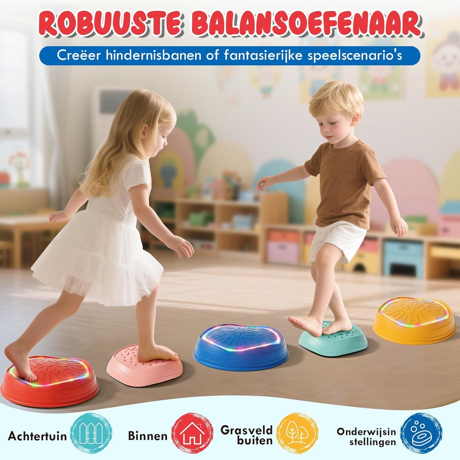 Glow-in-the-dark Loopstenen met Muziek - 29% Korting!