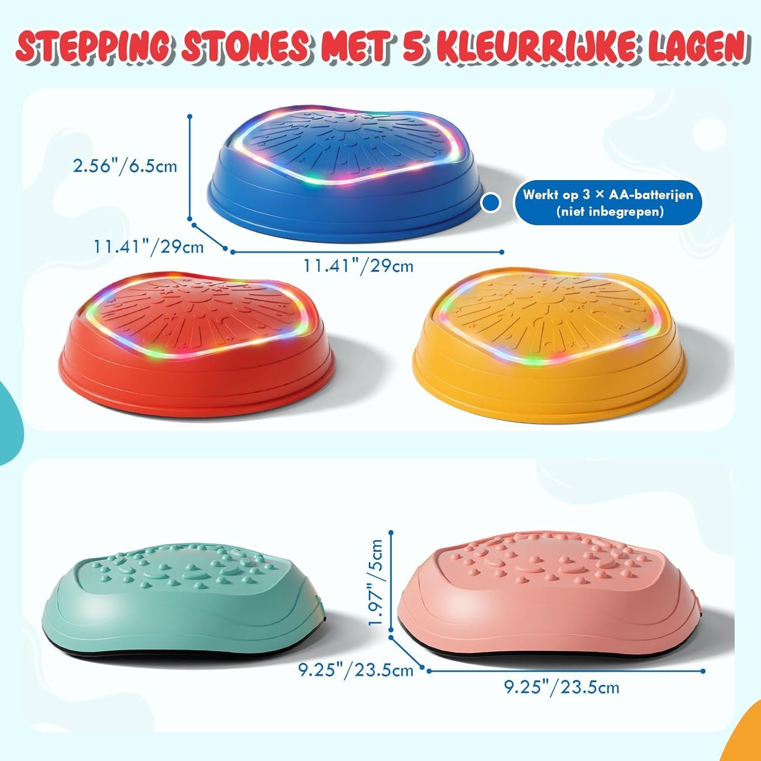 Glow-in-the-dark Loopstenen met Muziek - 29% Korting!