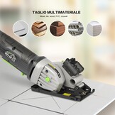 Mini Cirkelzaag 580W - 35% Korting - Inclusief 3 Zaagbladen