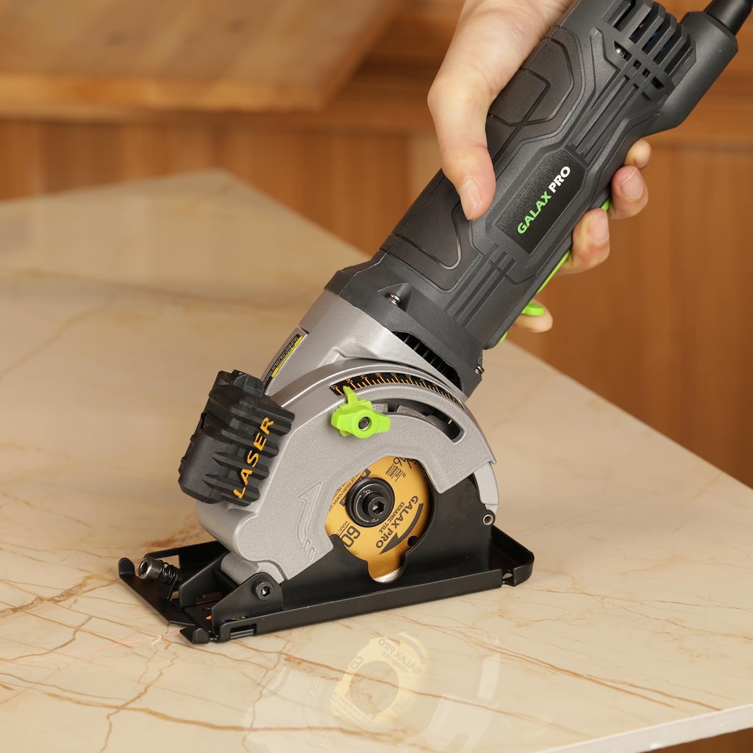 Mini Cirkelzaag 580W - 35% Korting - Inclusief 3 Zaagbladen