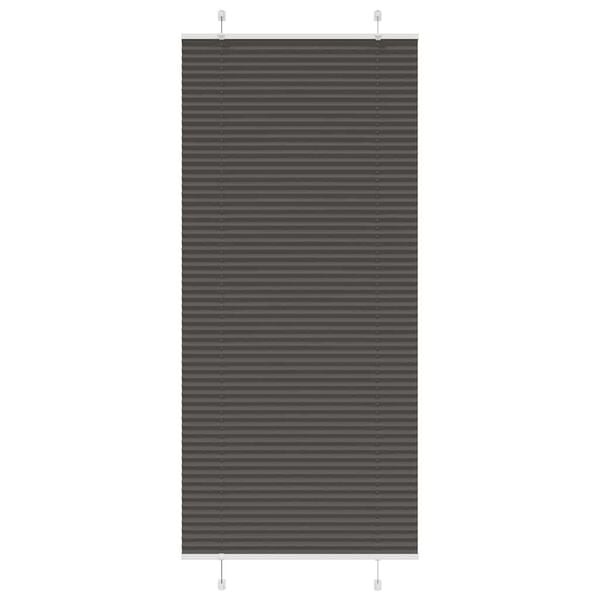 vidaXL Plissé rolgordijn Zwart 90x200 cm - 32% Korting