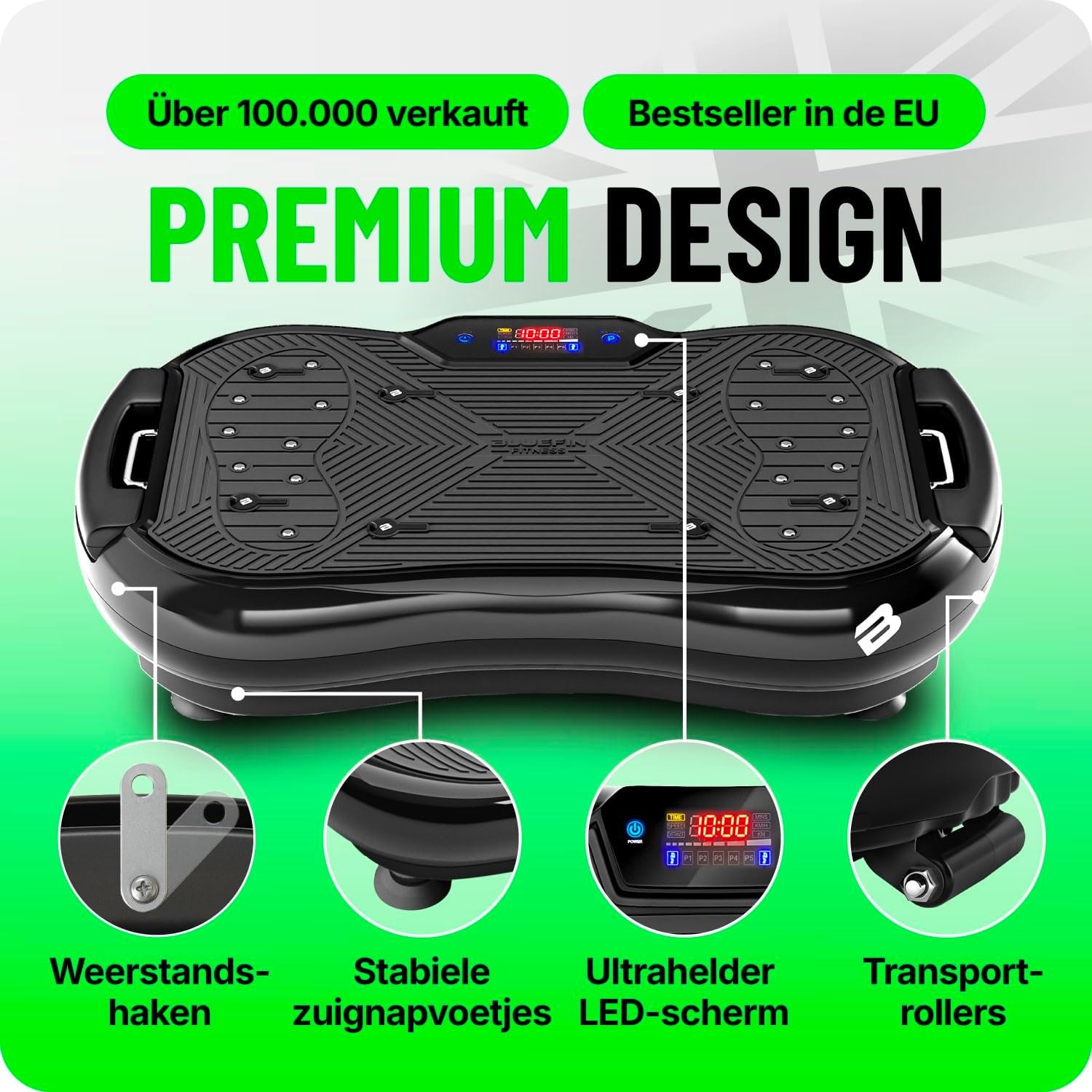 Trilplaat Vibro Shaper - Full Body Workout | 35% Korting