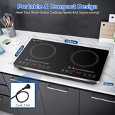 Dubbele Inductiekookplaat 3500W met 29% Korting