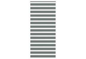 vidaXL Zebra Rolgordijn Donkergrijs - 100x200 cm (33% Korting)