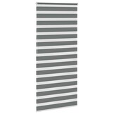 vidaXL Zebra Rolgordijn Donkergrijs - 100x200 cm (33% Korting)