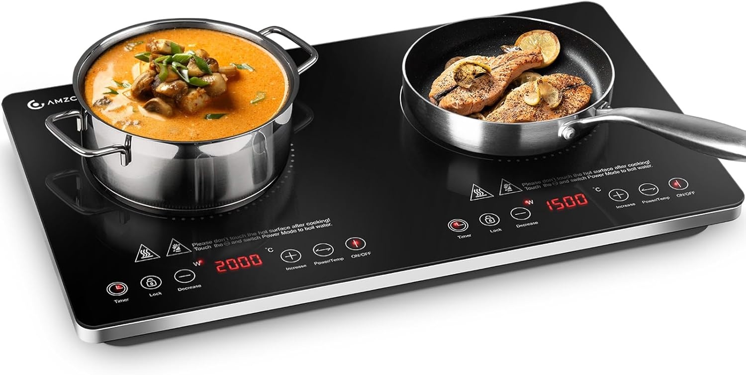Dubbele Inductiekookplaat 3500W - 29% Korting