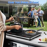 Dubbele Inductiekookplaat 3500W - 29% Korting