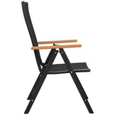 VidaXL Tuinstoelen Set: Stapelbaar Poly Rattan Zwart - 54% Korting!