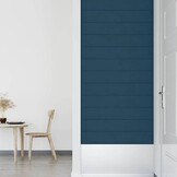 vidaXL Wandpanelen 12 st Blauw Fluweel 1,62 m² (55% Korting!)