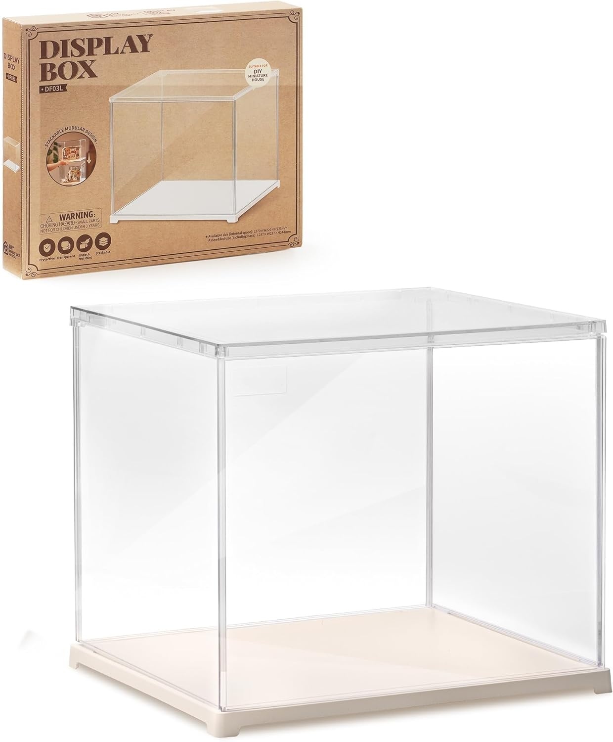Acryl Vitrinekast 29x24x24cm - 33% Korting