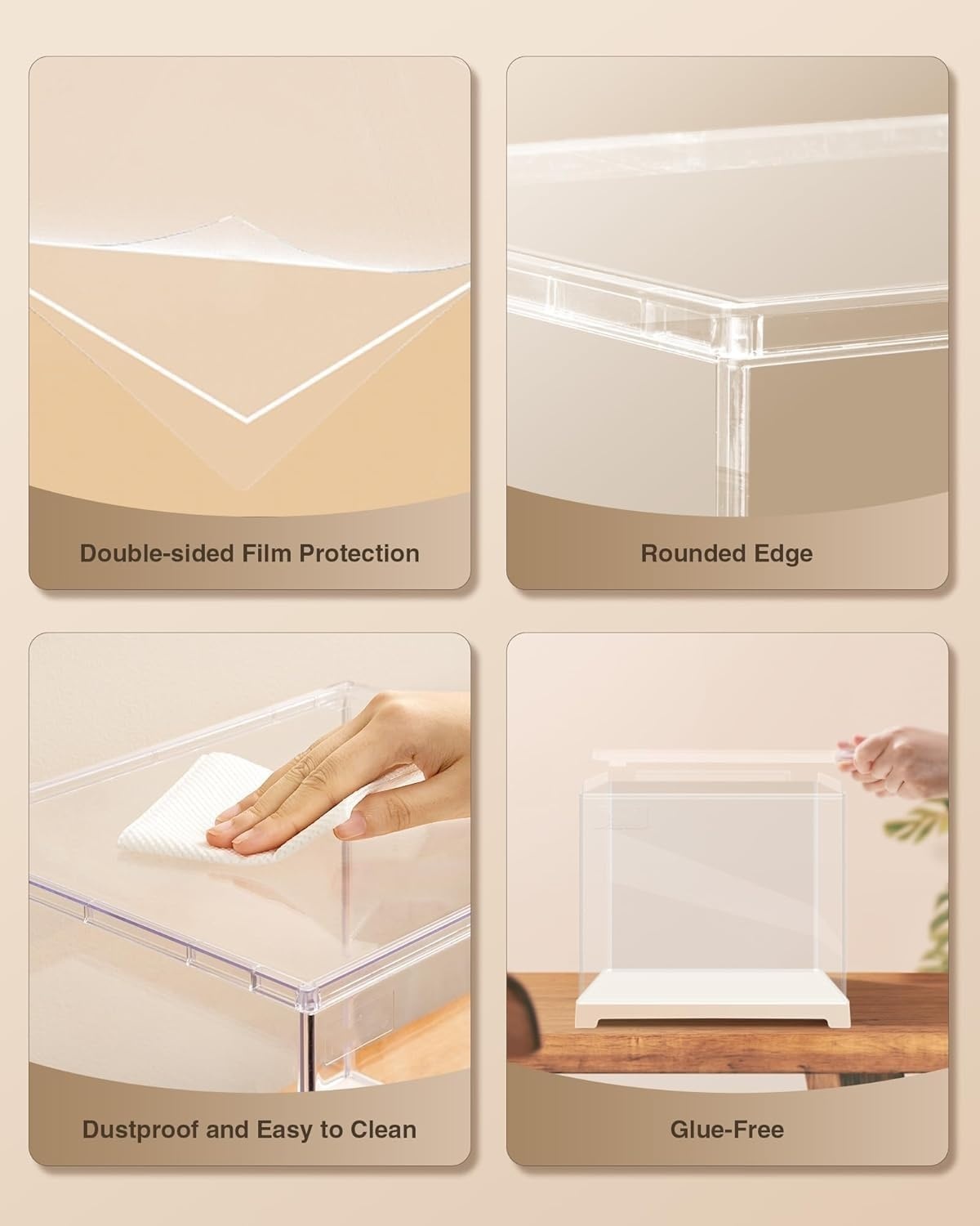 Acryl Vitrinekast 29x24x24cm - 33% Korting