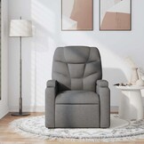 vidaXL Massagestoel Verstelbaar Stof Donkergrijs - 35% Korting!