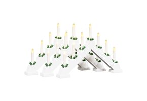 VidaXL Kerst Kaarsbrug 3 Stuks Wit - 34% Korting!