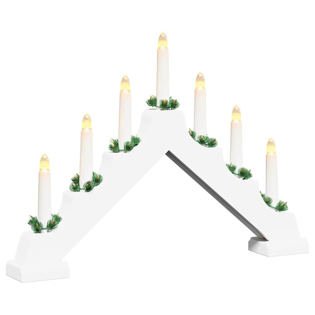 VidaXL Kerst Kaarsenbrug Wit 55% Korting