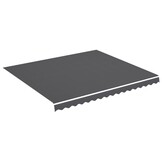vidaXL Vervangingsdoek Luifel 4x3.5m Antraciet - 64% Korting!