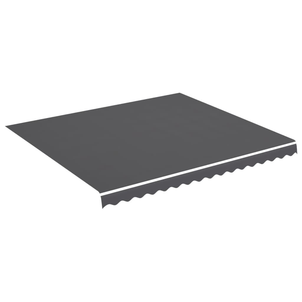 vidaXL Vervangingsdoek Luifel 4x3.5m Antraciet - 64% Korting!