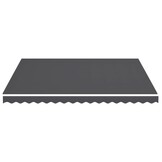 vidaXL Vervangingsdoek Luifel 4x3.5m Antraciet - 64% Korting!